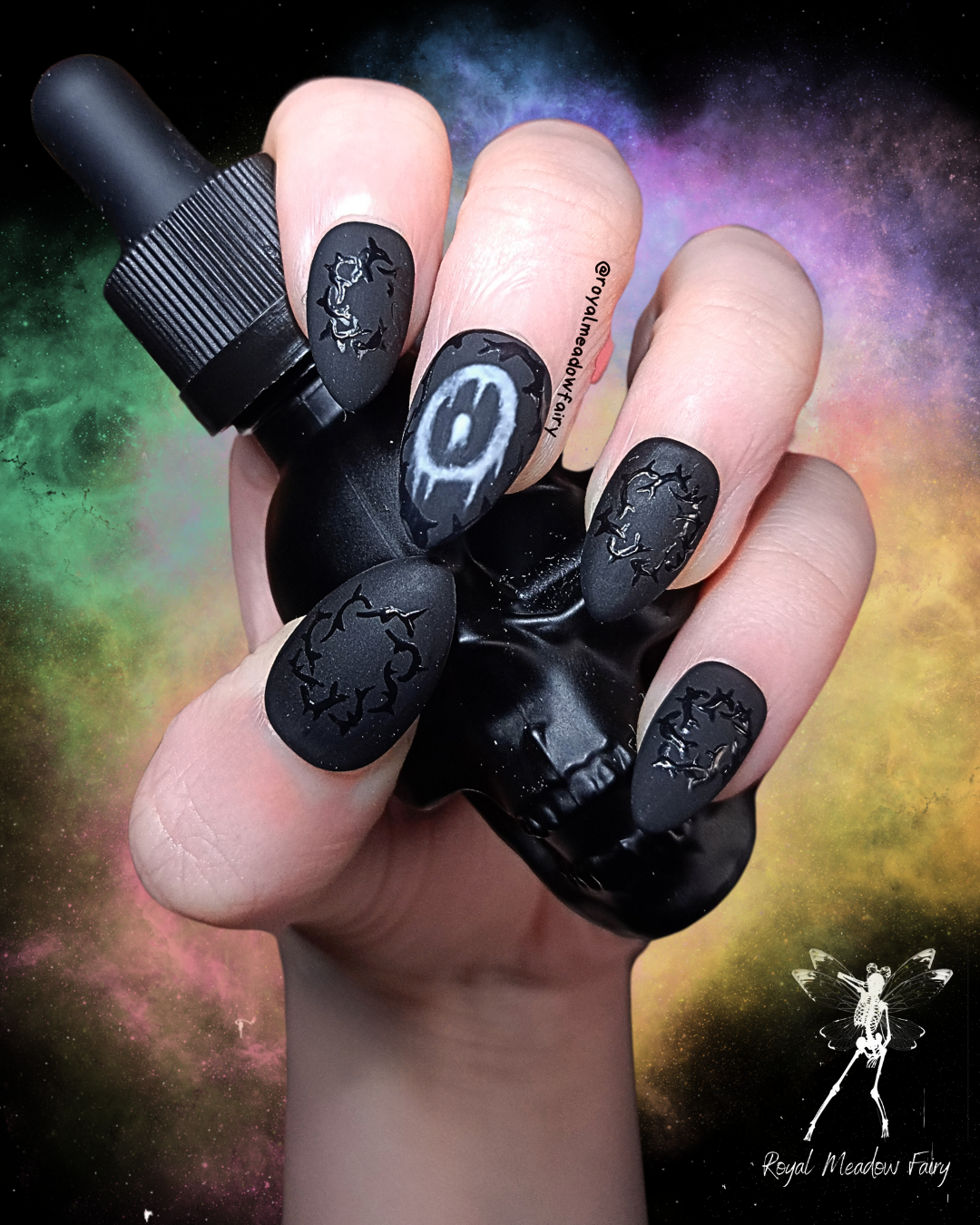 bad omens band alt music press on nails