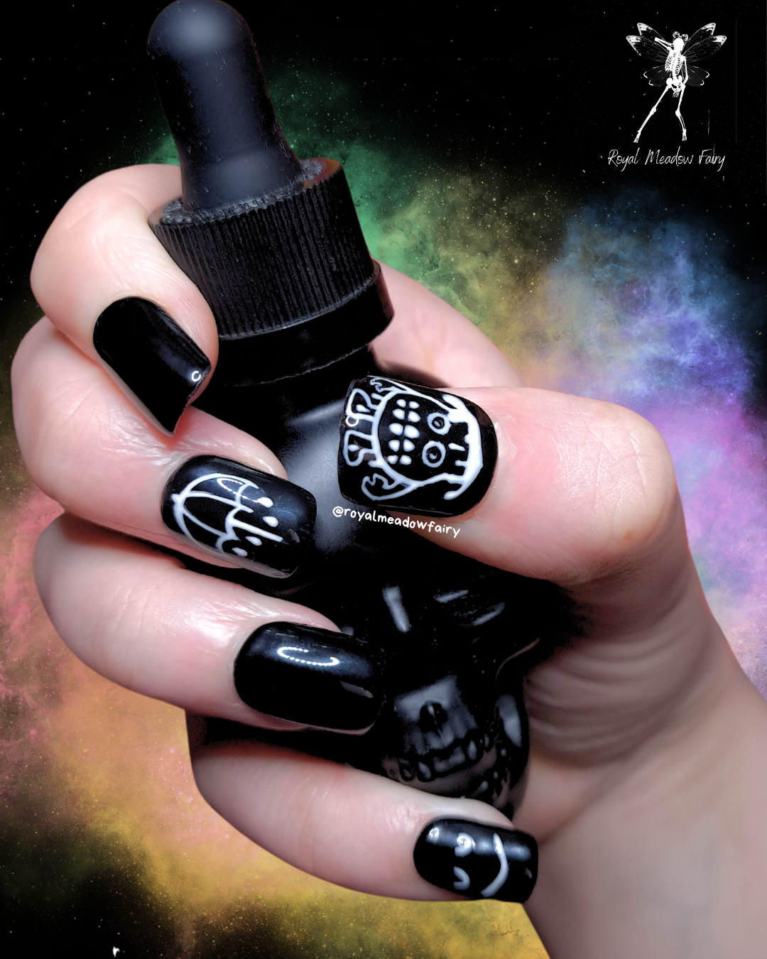 bring me the horizon alt emo band press on nails