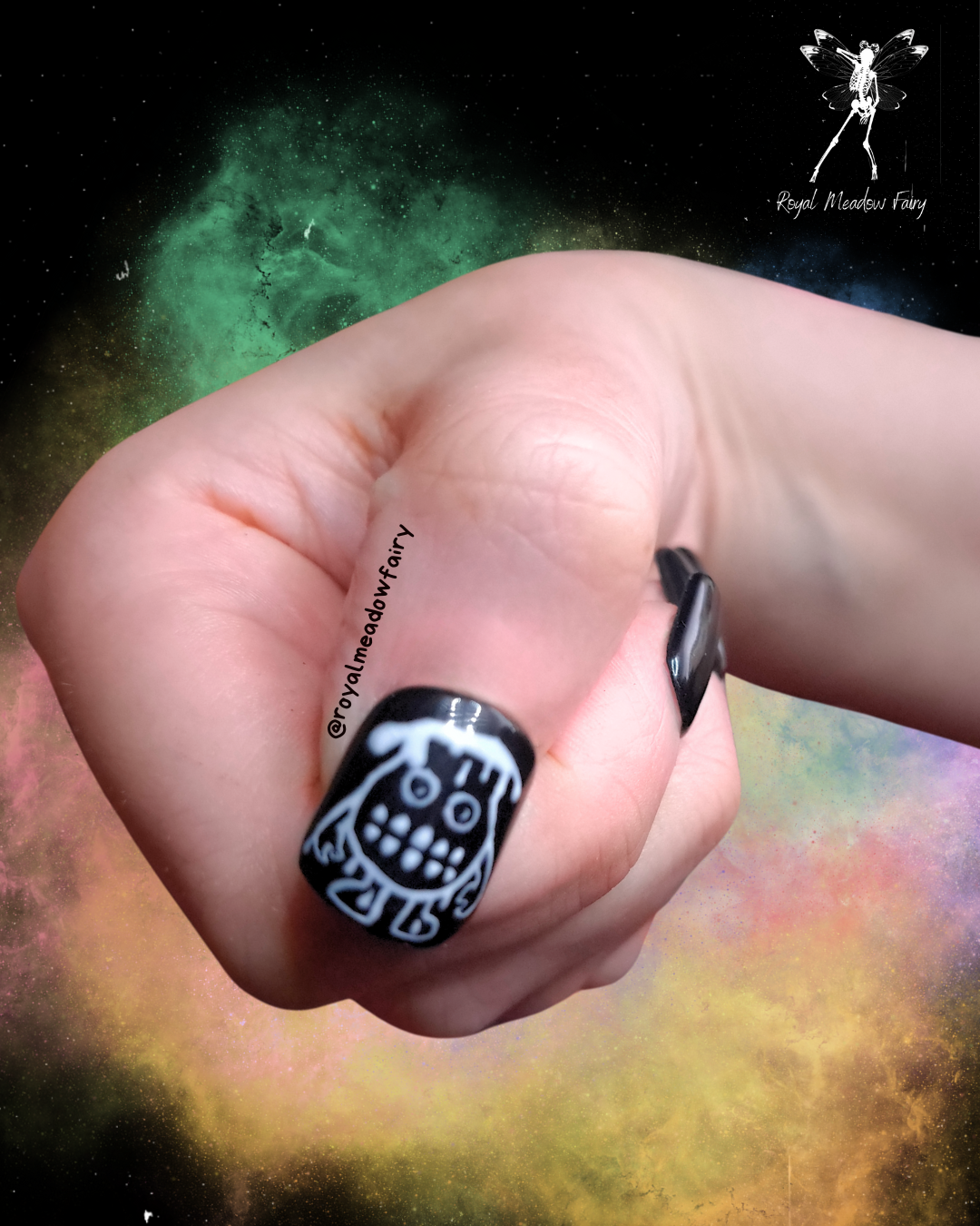 cool aid bring me the horizon alt emo press on nails