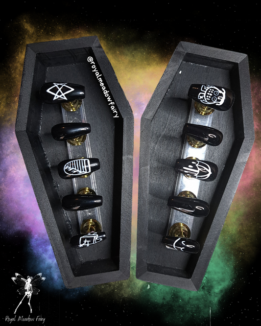 bring me the horizon nu metal alt goth press on nails UK