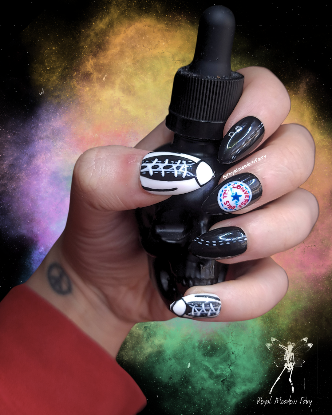 converse press on nails UK best quality
