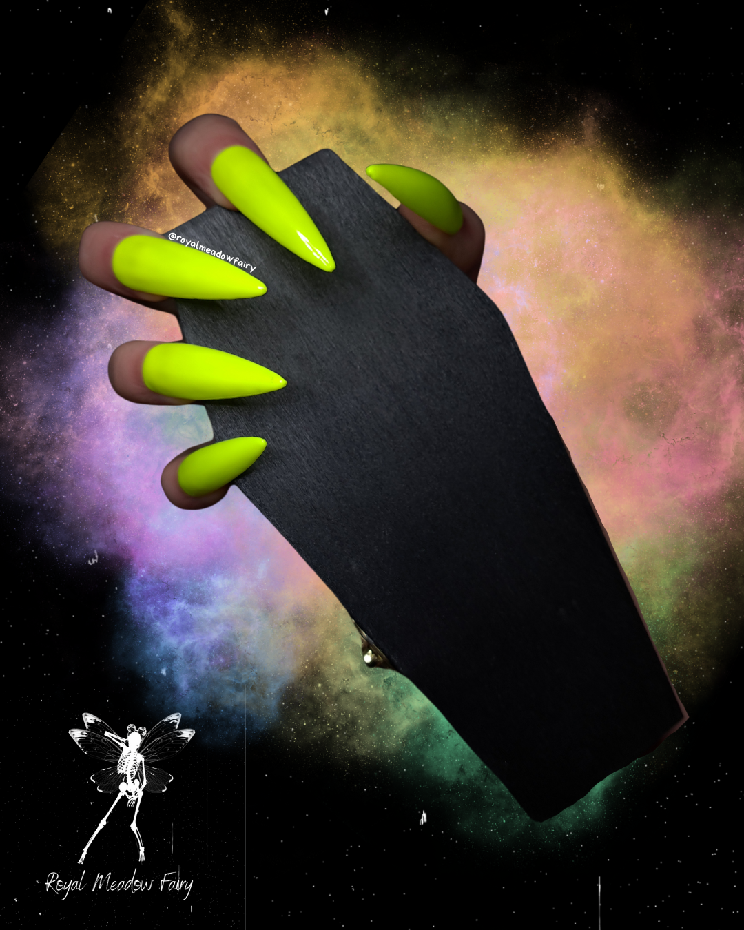best quality press on nails England luminous yellow