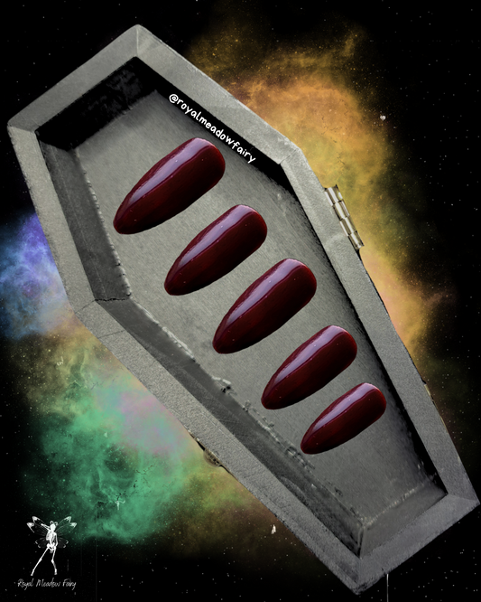 dark gothic alt witchy press on nails best UK quality