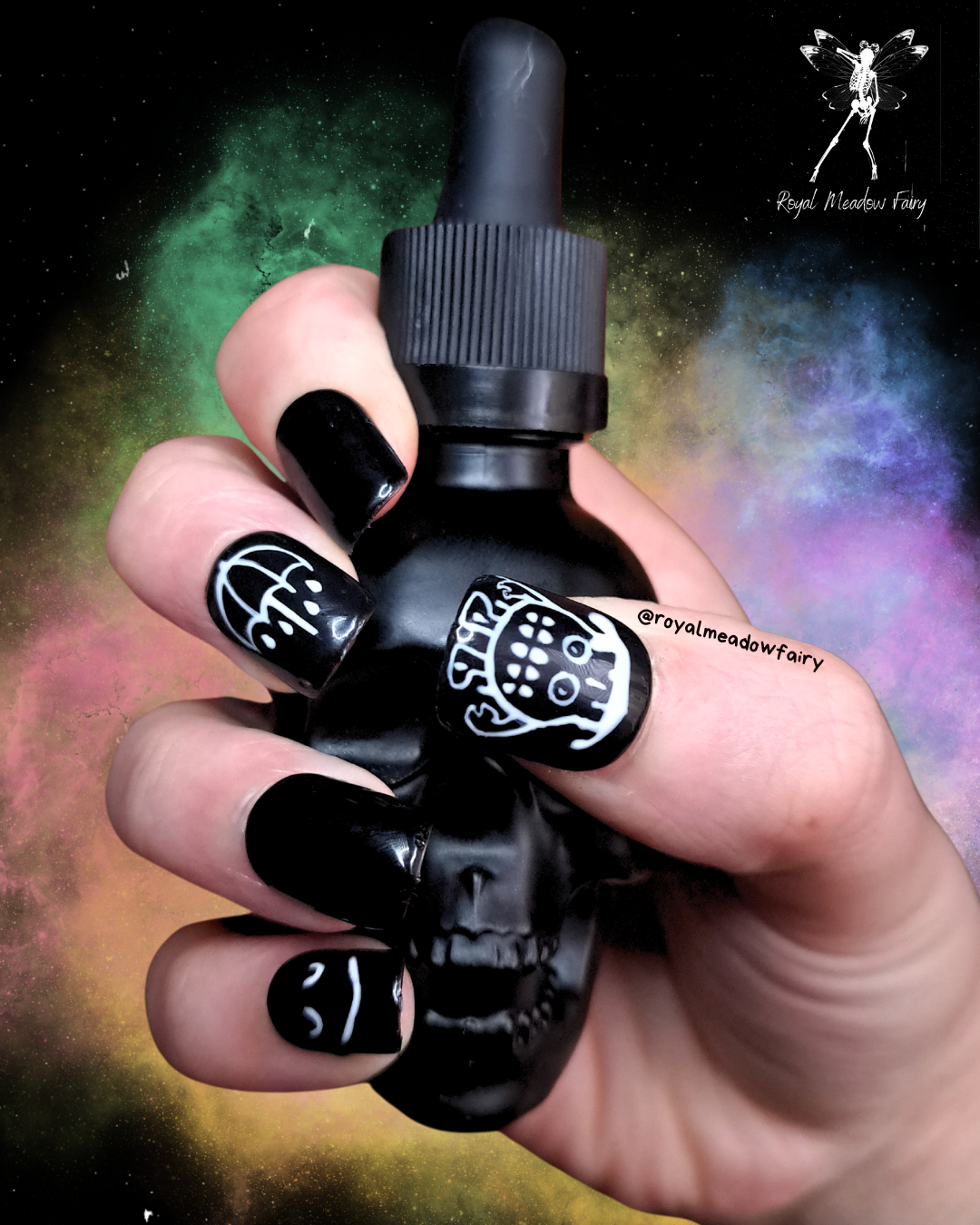 bring me the horizon symbol alt gothic press on nails uk
