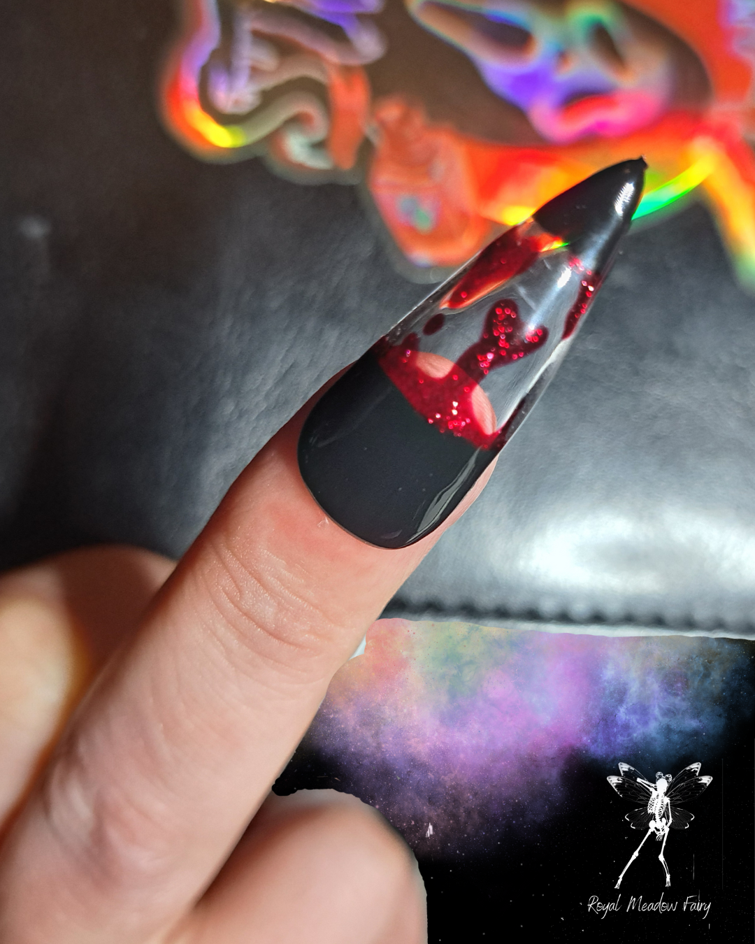 custom lava lamp press on nails uk delivery