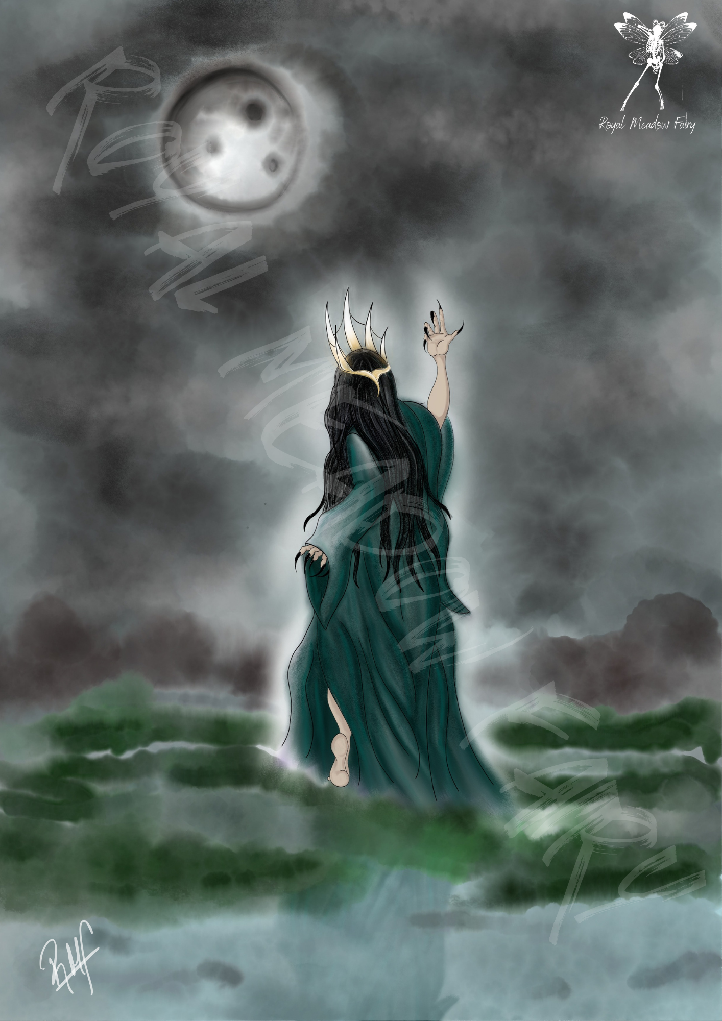 Rising From The Mire Gloss Art Print