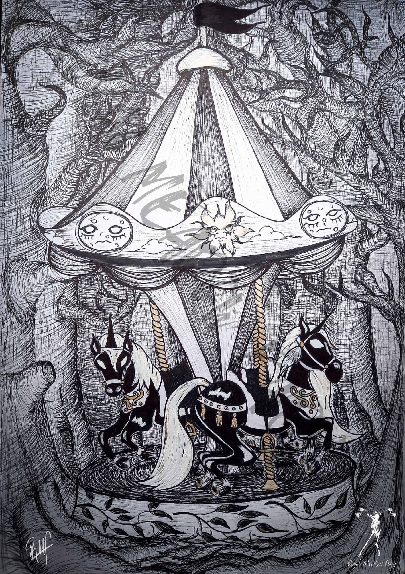 Secrets Amongst the Trees Gloss Art Print