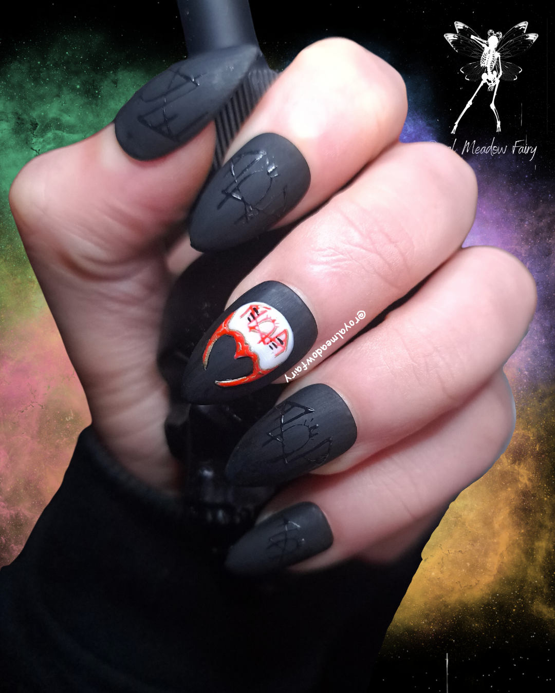 Top quality Uk press on nails emo alt gothic
