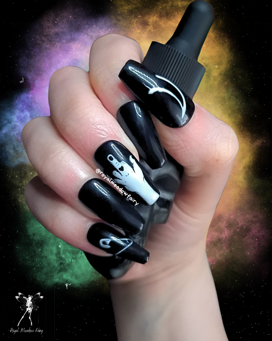 yungblud lowlife dom harrison alt emo press on nails