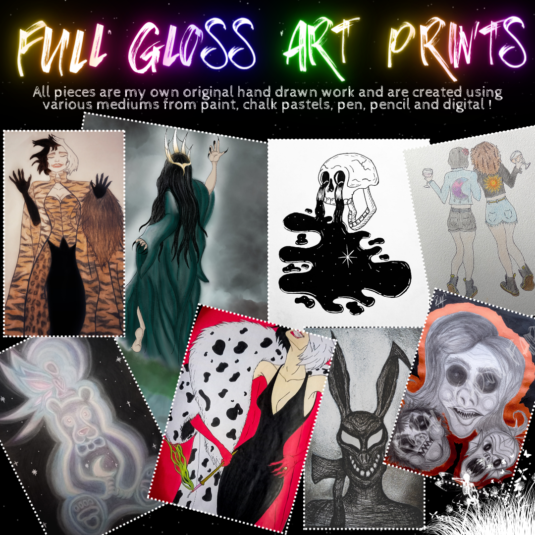 alt gothic home decor art work
