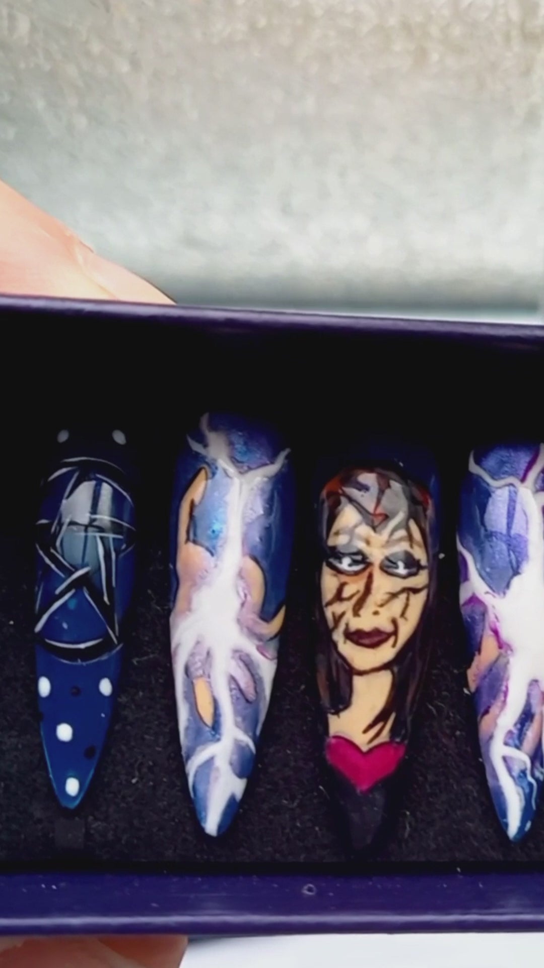 willow Rosenberg buffy the vampire slayer handmade uk press on nails