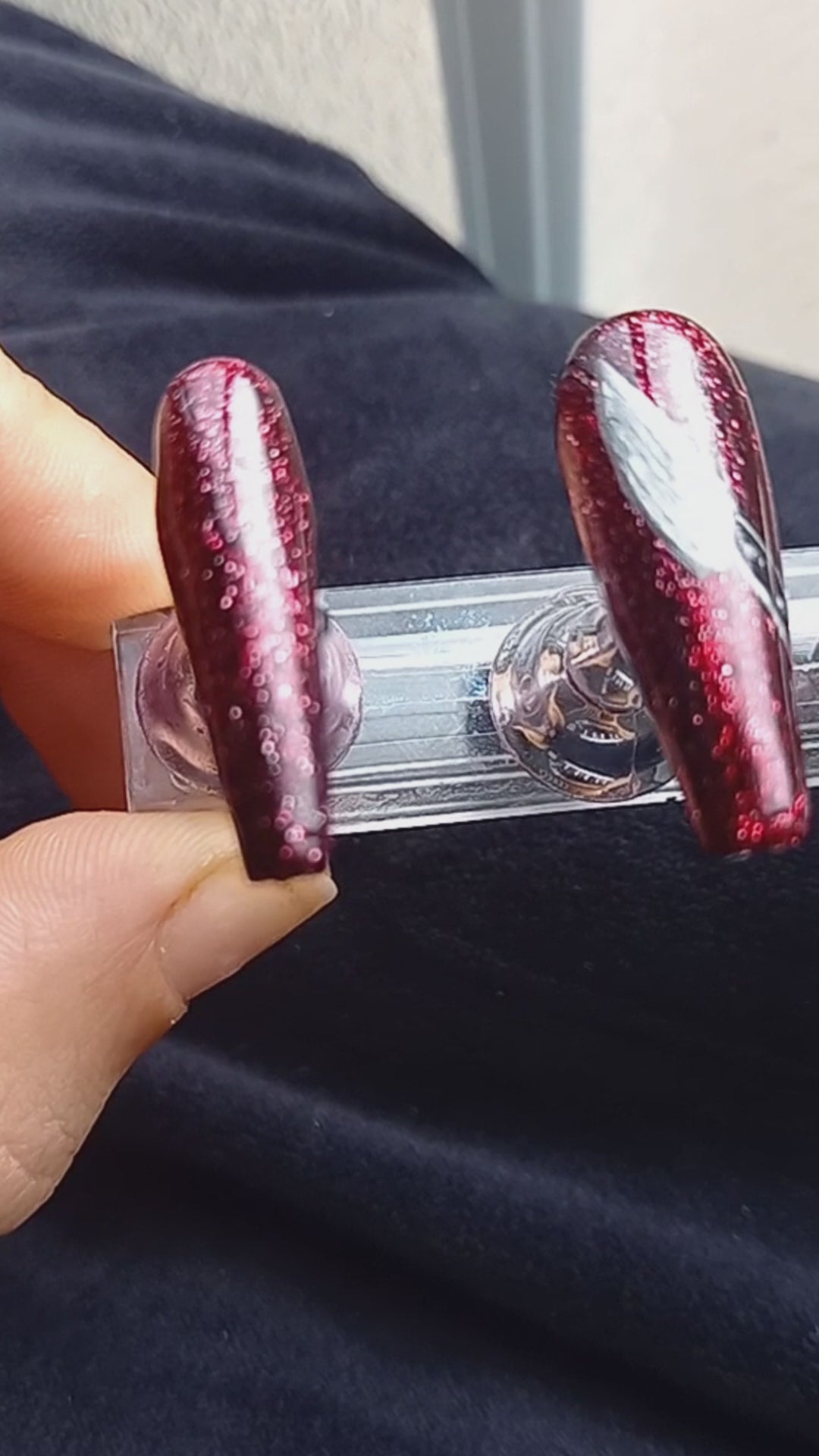 chucky horror movie spooky press on nails hand made uk delivery
