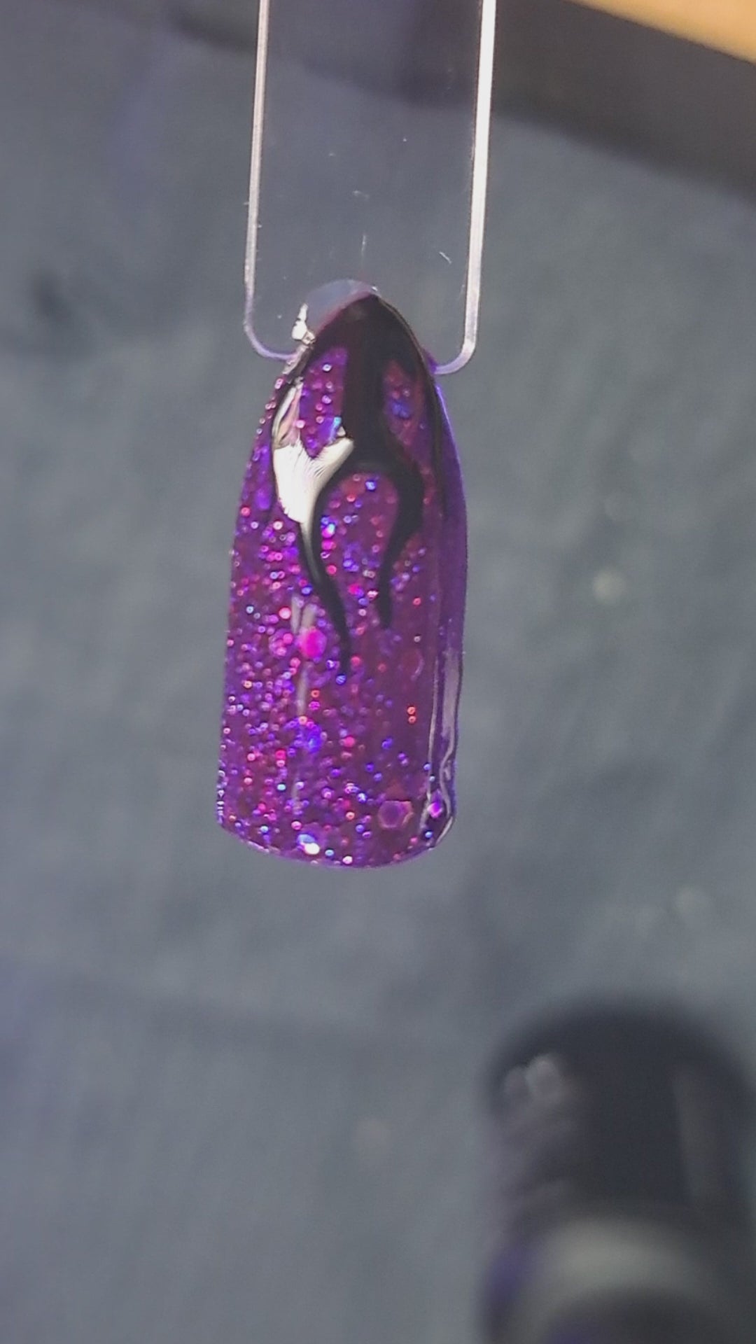 alt gothic emo flame press on nails UK handmade