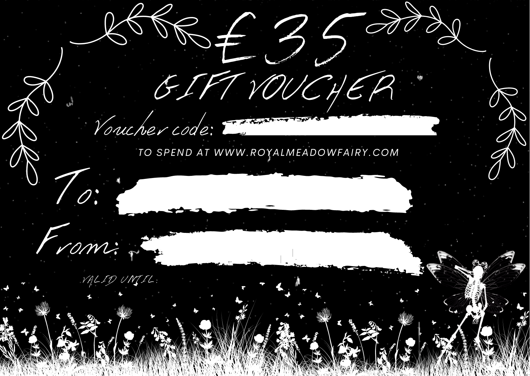 press on nail gift voucher