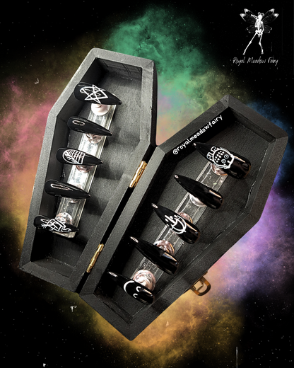 bring me the horizon nu metal band alt music emo goth UK press on nails 