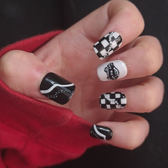 emo vans uk alt press on nails 