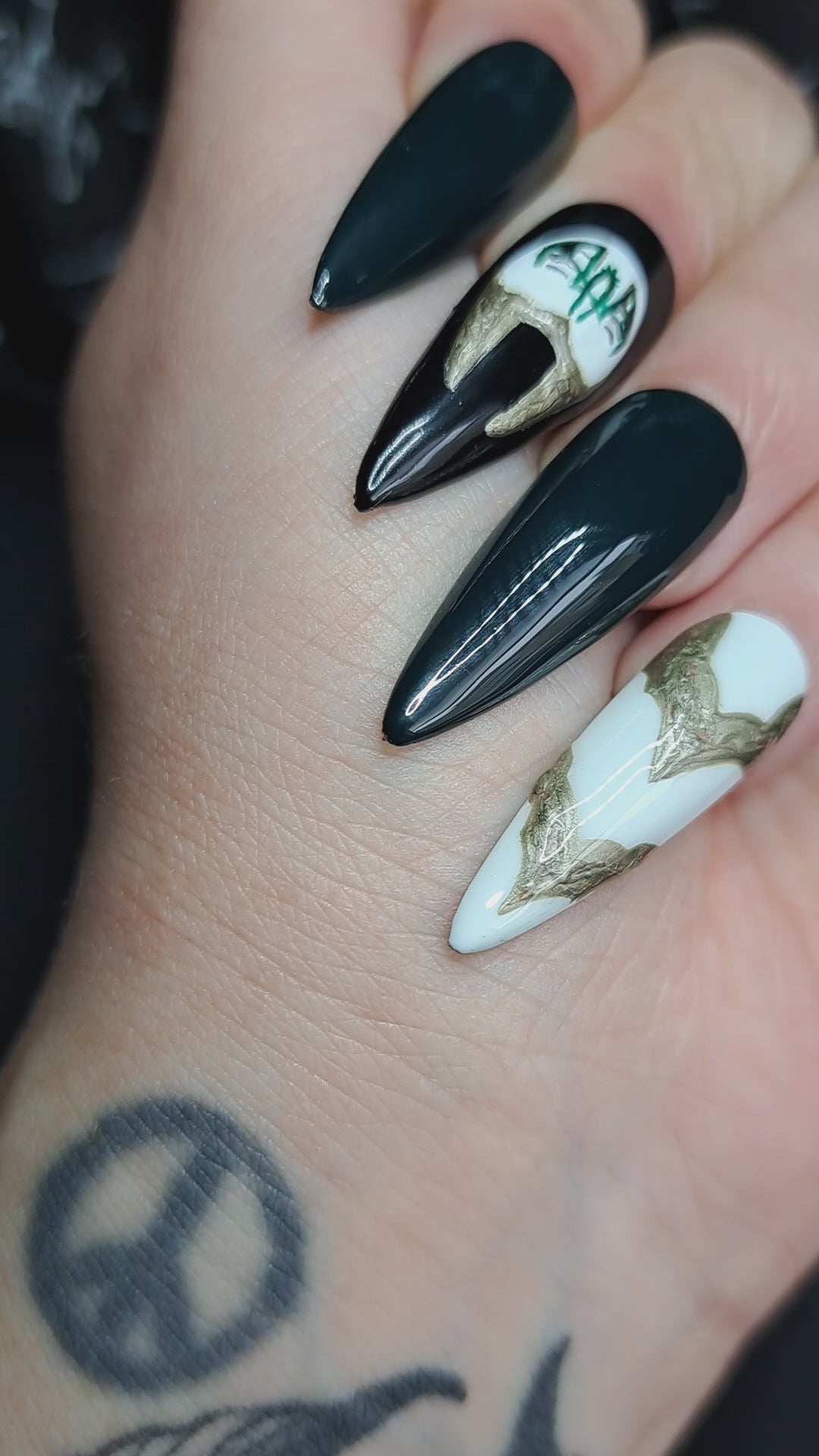 Even In Arcadia sleep token UK best quality durable press on nails 