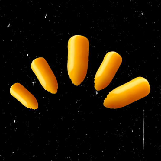 Yellow stick on nails 