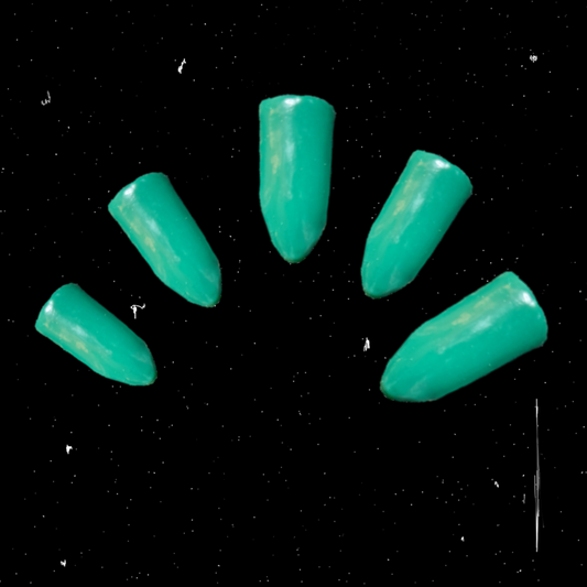 jade green press on nails 